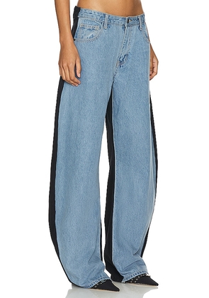 LIONESS Horseshoe Jeans in Blue. Size L. Also in M, S, XL, XS, XXL, XXS.