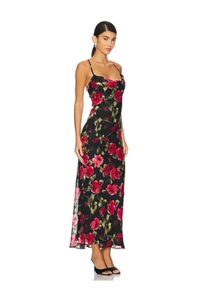 MORE TO COME Haylo Maxi Dress in Black. Size L. Also in XS, XXS.