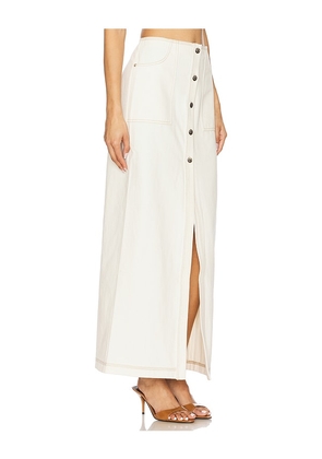 Nakedvice Mila Skirt in White. Size M. Also in S, XL, XS.