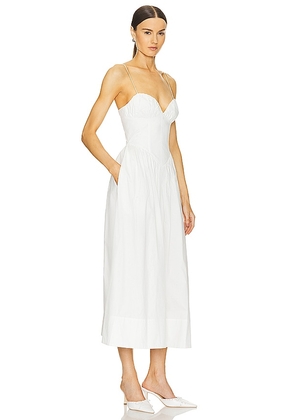 Ronny Kobo Carmine Dress in White. Size S. Also in L, XS.