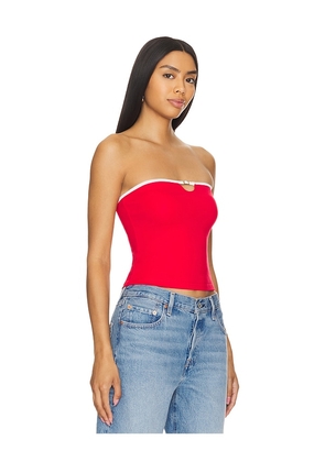 superdown Whitney Strapless Top in Red. Size M. Also in L, XL.