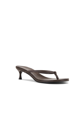 RAYE x Emma Rose Kimme Sandal in Brown. Size 7.5. Also in 10.