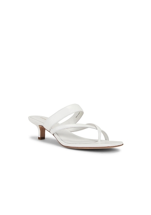 Veronica Beard Alanis Sandal in White. Size 6. Also in 7, 7.5, 8, 9.