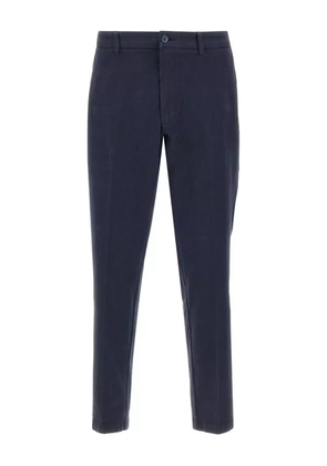 BOSS cotton-blended trousers - Blue
