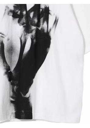 Undercover hand-print graphic cotton T-shirt - White