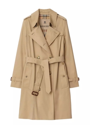 Burberry double-breasted belted trench coat - Neutrals