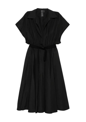 Norma Kamali shirt flared dress - Black