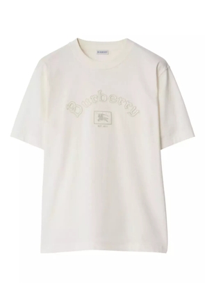 Burberry Equestrian Knight-logo T-shirt - White