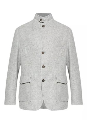 Eleventy patch-pocket blazer - Grey