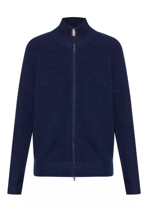 MARANT ribbed zip-up cardigan - Blue