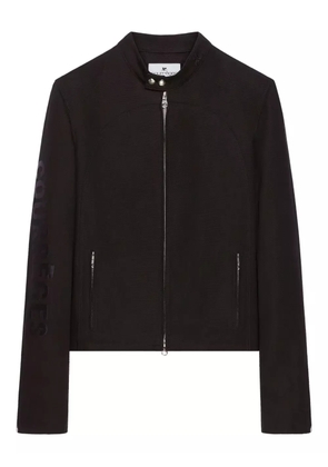 Courrèges zip-up bomber jacket - Black