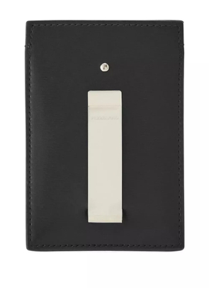 Ferragamo logo-stamp leather cardholder - Black