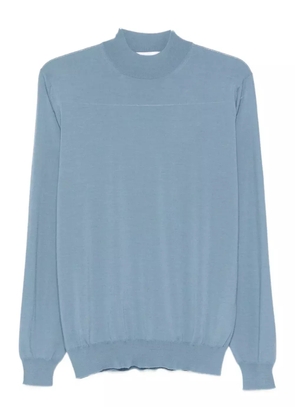 Lardini high-neck wool sweater - Blue