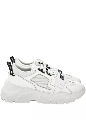 Versace Jeans Couture Speedtrack logo-embossed mesh sneakers - White