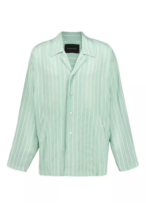 Balenciaga striped shirt - Green