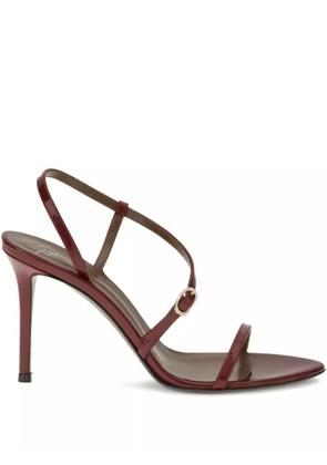 Giuseppe Zanotti 90mm buckle-detail stiletto sandals - Red