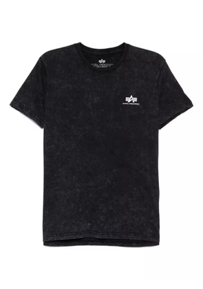 Alpha Industries logo-print T-shirt - Black