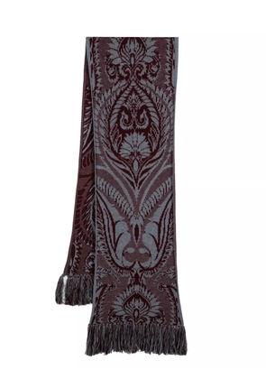 ETRO jacquard scarf - Blue