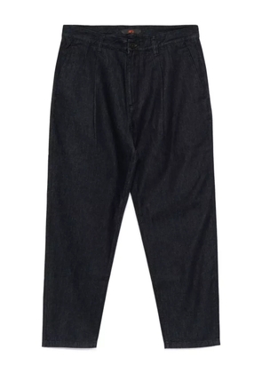 CROQUIS cotton tapered pants - Blue