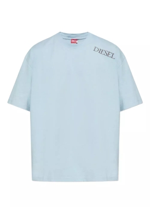 Diesel embroidered-logo T-shirt - Blue