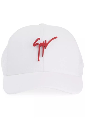 Giuseppe Zanotti Cohen logo-embossed trucker cap - White