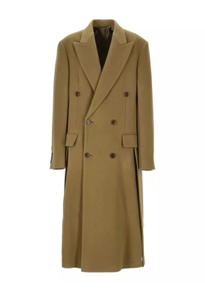 Phoebe Philo double-breasted cashmere wool coat - Brown