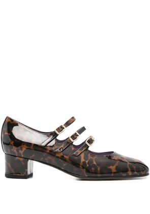 Carel Paris 35mm Kina leopard-print pumps - Brown