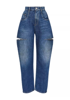 Maison Margiela cut-out jeans - Blue