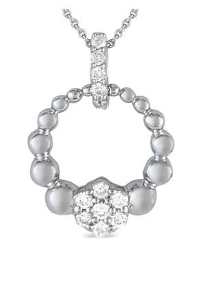 LB Exclusive 14K white gold diamond necklace - Silver