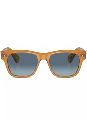 Oliver Peoples Birell square-frame sunglasses - Brown