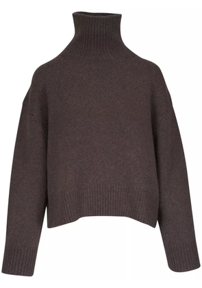 Nili Lotan funnel-neck sweater - Brown