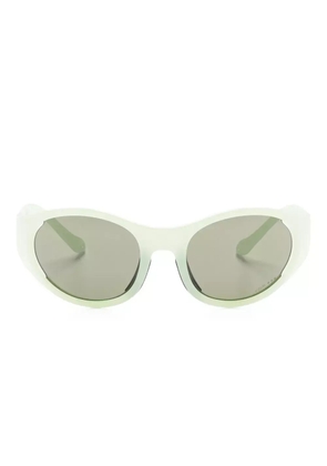 Alba Optics Anvma oval-frame sunglasses - Green