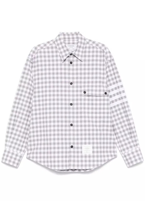 Thom Browne gingham-pattern shirt - Grey