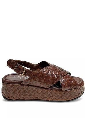 LA ROSE Maui platform sandals - Brown