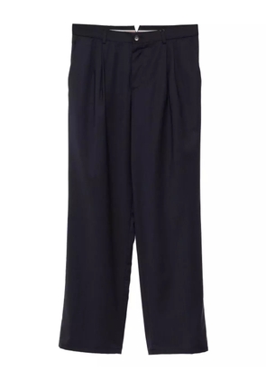 Canali pleated wool trousers - Blue
