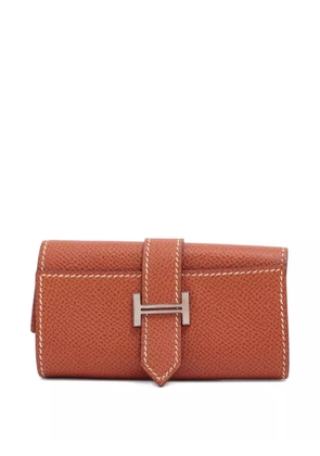 Hermès Pre-Owned contrastrast-stitching key chain - Brown