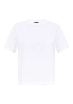 Emporio Armani logo-patch cotton T-shirt - U0002 WHITE