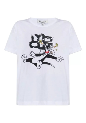 MUNTHE x Looney Tunes cartoon-print T-shirt - White