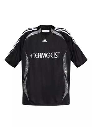 adidas Teamgeist sequin-embellished jersey - Black