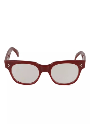 Kador square-frame glasses - Red