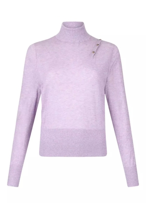 LIU JO high-neck cut-out sweater - Purple