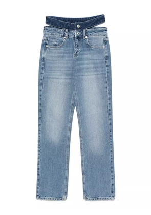Karl Lagerfeld Jeans straight-leg side-cut jeans - Blue