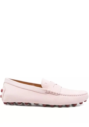 Tod's Gommino Bubble pebble-detail loafers - Pink