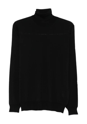 Lardini turtleneck wool sweater - Black
