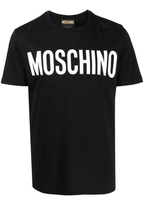 Moschino logo print cotton T-shirt - Black