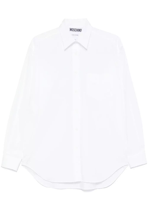 Moschino logo-embroidered shirt - White