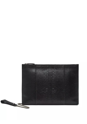 Gucci Pre-Owned snake-embossed wallet - Brown