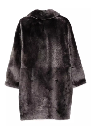 Manzoni 24 lamb shearling coat - Grey