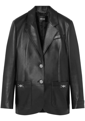 Versace single-breasted blazer - Black