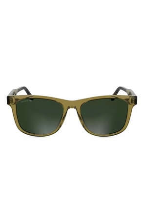 Lacoste logo-print sunglasses - Green